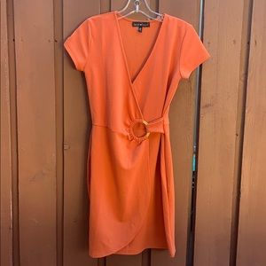 💋Derek heart V-neck dress with side buckle